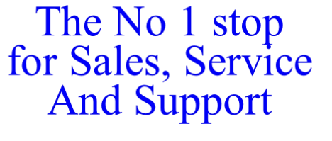 The No 1 stop for Sales, Service
And Support

